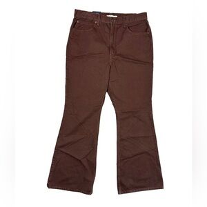 ⭐️ NWT- Levi's Premium Chocolate Brown Jeans- size 33 x 32